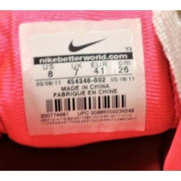 Women's Sneakers Nike Air Max Ultra Medium Grey Solar Red Style 454346-002 Sz 8 - Picture 10 of 12